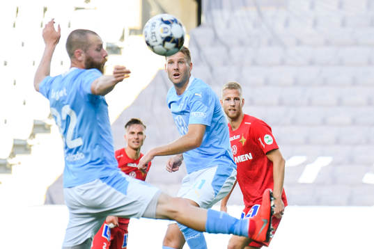 Malmö FFs Jo Inge Berget och Ola Toivonen