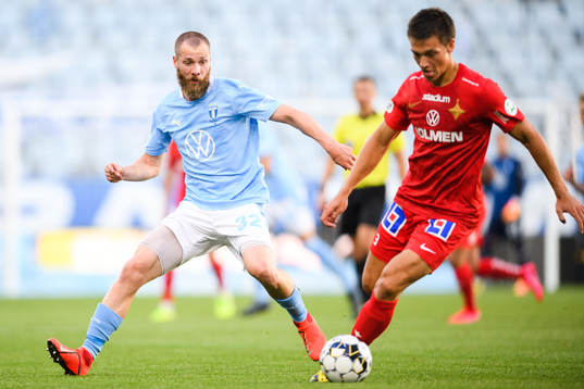 Malmö FFs Jo Inge Berget och IFK Norrköpings Rasmus