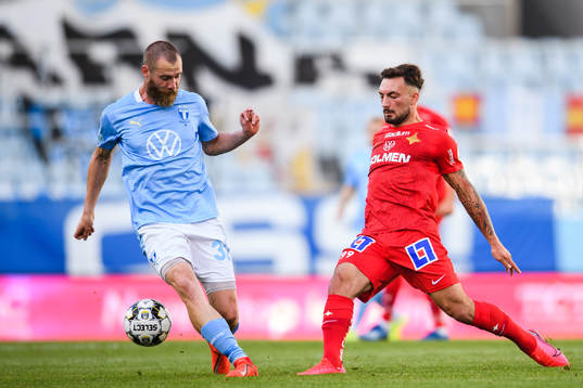 Malmö FFs Jo Inge Berget och IFK Norrköpings Sead