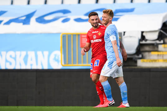 IFK Norrköpings Sead Haksabanovic och Malmö FFs Anders
