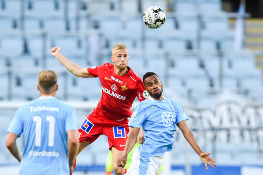 IFK Norrköpings Filip Dagerstål och Malmö FFs Isaac