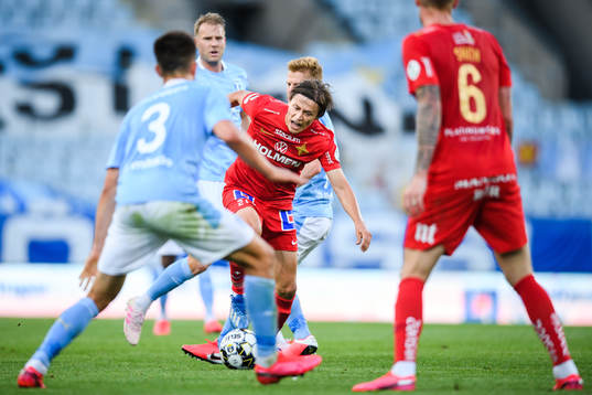 IFK Norrköpings Simon Thern och Malmö FFs Anders