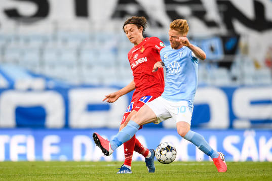 IFK Norrköpings Simon Thern och Malmö FFs Anders