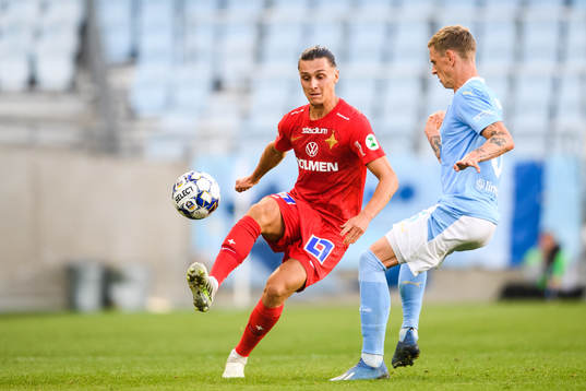 IFK Norrköpings Jonathan Levi och Malmö FFs Sören Rieks