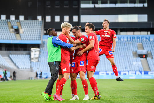 IFK Norrköpings Jonathan Levi och Rasmus Stensbæk