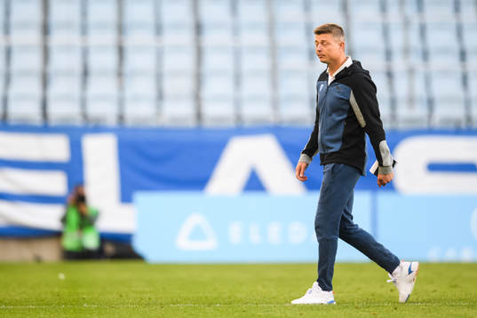 Malmö FFs tränare Jon Dahl Tomasson deppar