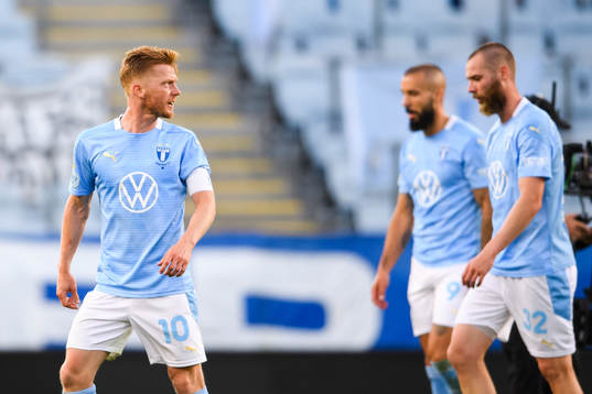 Malmö FFs Anders Christiansen deppar