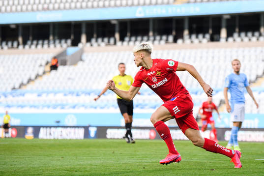 IFK Norrköpings Pontus Almqvist jublar