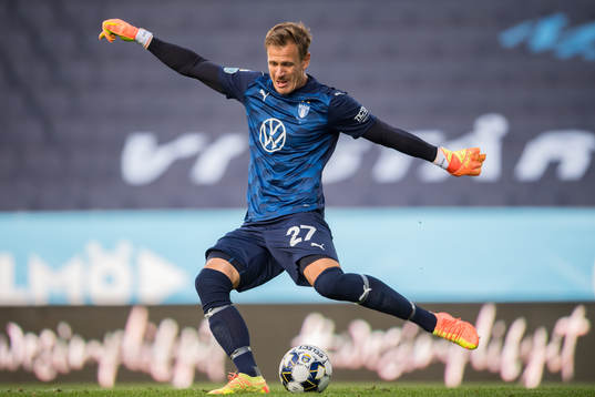 Malmö FFs målvakt Johan Dahlin