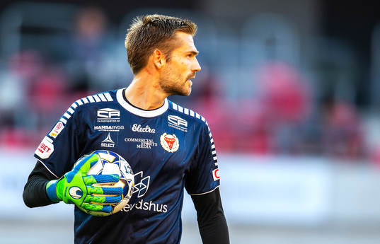 Kalmars målvakt Lucas Hägg-Johansson