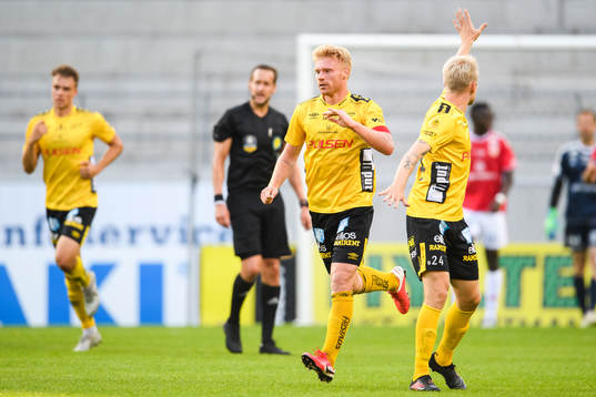 Elfsborgs Sivert Heltne Nilsen jublar
