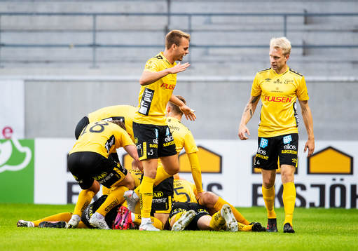 Elfsborgs spelare jublar