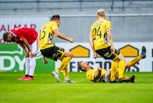 Elfsborgs Samuel Holmén jublar
