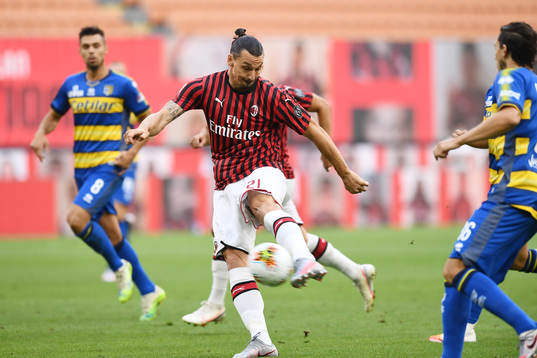 Zlatan Ibrahimovic of AC Milan