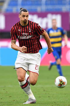 Zlatan Ibrahimovic of AC Milan