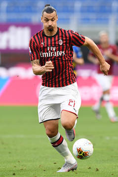 Zlatan Ibrahimovic of AC Milan