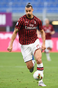 Zlatan Ibrahimovic of AC Milan