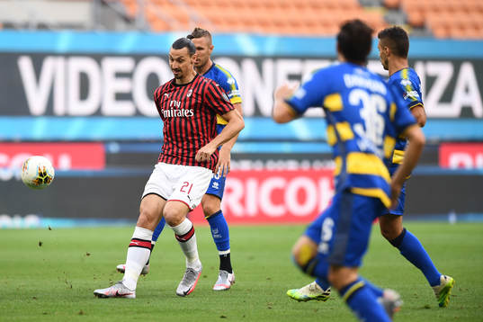 Zlatan Ibrahimovic of AC Milan