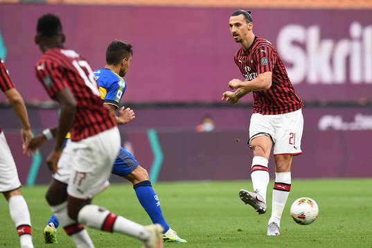 Zlatan Ibrahimovic of AC Milan