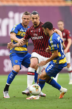 Zlatan Ibrahimovic of AC Milan