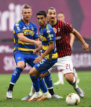 Zlatan Ibrahimovic of AC Milan