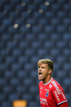 Sirius målvakt Lukas Jonsson