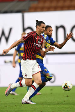 Zlatan Ibrahimovic of AC Milan