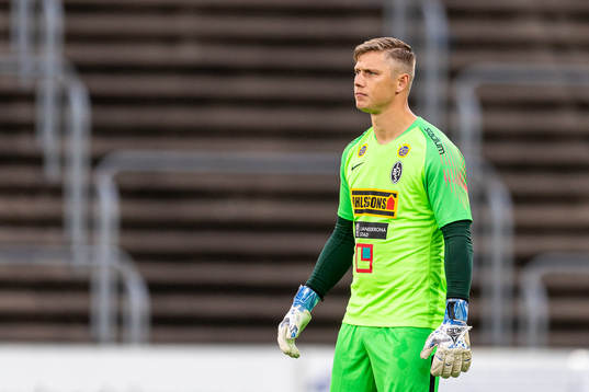 Landskronas målvakt Philip Mårtensson