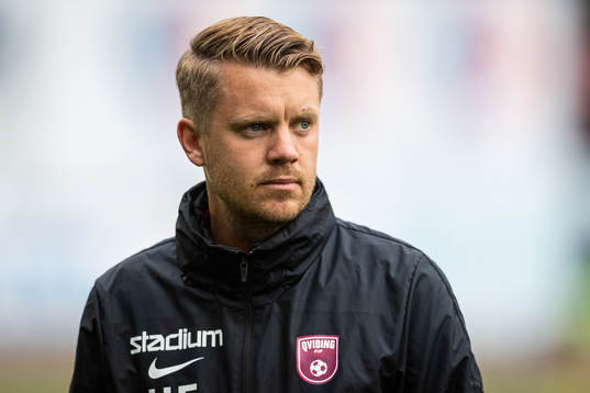 Qvidings tränare Henrik Fridolvsson