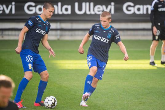 IFK Göteborgs Rasmus Wikström och Isak Dahlqvist