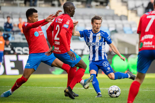 Helsingborgs Martin Olsson och IFK Göteborgs Patrik