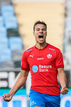 Helsingborgs Assad Al Hamlawi jublar