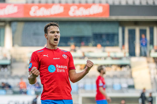 Helsingborgs Assad Al Hamlawi jublar