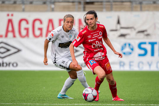 Göteborgs Filippa Angeldal och Örebros Cali Farquharson