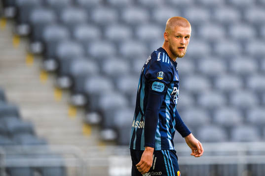 Djurgårdens Kalle Holmberg deppar