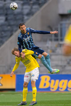 Falkenbergs Karl Söderström och Djurgårdens Erik Berg