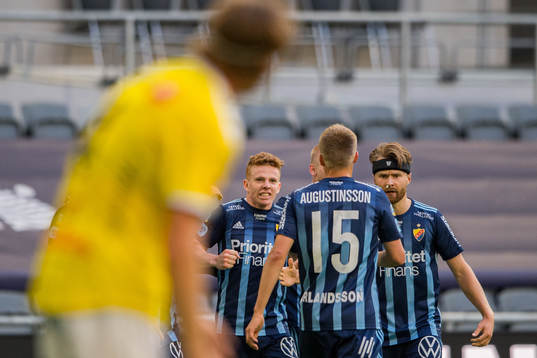 Djurgårdens Aslak Witry jublar
