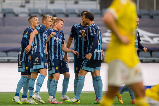 Djurgårdens Aslak Witry jublar