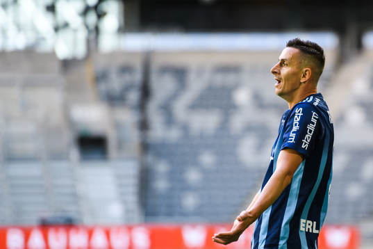 Djurgårdens Haris Radetinac reagerar