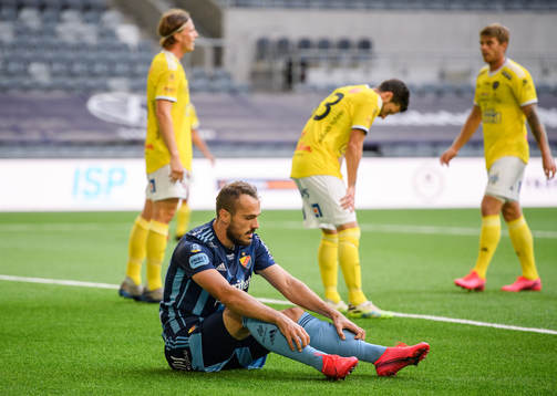 Djurgårdens Emir Kujovic deppar