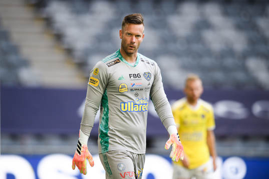Falkenbergs målvakt Viktor Norling