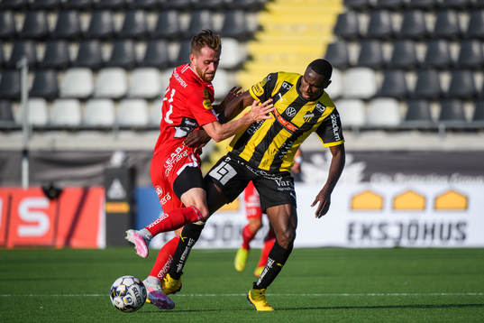 Elfsborgs Rasmus Alm och Häckens Godswill Ekpolo