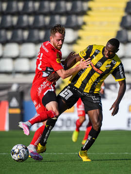 Elfsborgs Rasmus Alm och Häckens Godswill Ekpolo