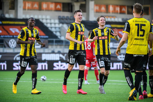 Häckens Godswill Ekpolo, Patrik Wålemark och Erik Friberg