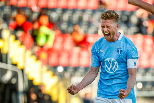 Malmö FFs Anders Christiansen jublar