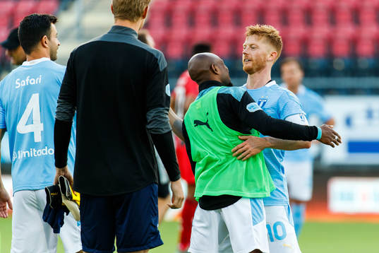Malmö FFs Anders Christiansen jublar