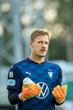 Malmö FFs målvakt Johan Dahlin