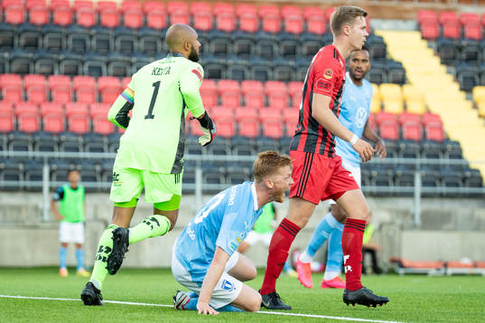 Malmö FFs Anders Christiansen reagerar