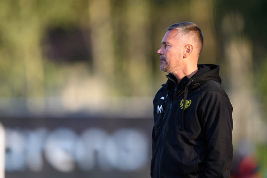 Mjällbys tränare Marcus Lantz