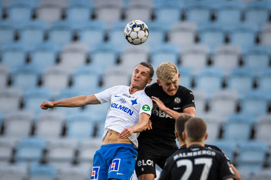 IFK Norrköpings Jonathan Levi och Östersunds Jordan Attah